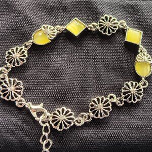 Canary yellow bracelet